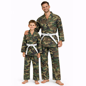 Conjunto de Uniforme de Artes Marciales de Camuflaje Personalizado 2026 para Hombres y Niños, Traje de Entrenamiento de Karate, Proveedor Mayorista - Product Image 1