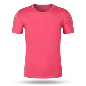 Camiseta de Poliéster de Manga Corta con Diseño Personalizado OEM, Secado Rápido, Cuello Redondo, Color Sólido, Tejida, Estampada, al por Mayor, Camisetas para Hombre - Product Image 5