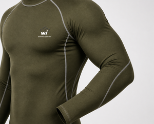 Custom MMA Rash Guard <b>Compression</b> <b>Shirt</b> UPF50+ Breathable Quick Dry Polyester/Nylon 240G Private Label Silk Screen Printed BJJ G - Product Image 1