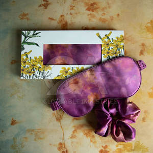 ผ้าปิดตาไหมธรรมชาติ 100% สำหรับผู้หญิง นุ่มสบาย ระบายอากาศได้ดี เหมาะสำหรับใช้กลางคืน วางจำหน่ายออนไลน์ - Product Image 3