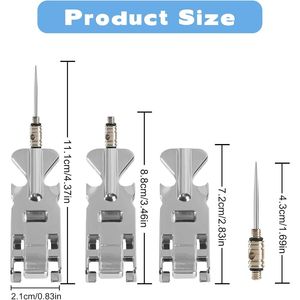 Stuzzicadenti Portatili Multiuso in Titanio, Riutilizzabili in Acciaio Inossidabile, Apribottiglie da Viaggio per Ristoranti, Delicati sui Denti - Product Image 2