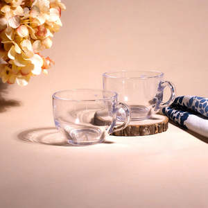 Juego de 2 Tazas de Té Redondas de Vidrio Transparente para Disfrutar de sus Bebidas Favoritas - Product Image 5