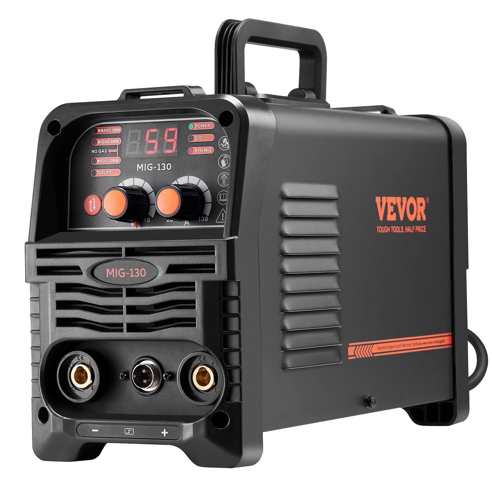 130Amp 3-в-1 флюс сердечник MIG/Stick/Lift TIG сварочный аппарат Универсальный MIG сварочный аппарат