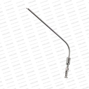 Tubo de Succión Quirúrgica Adson de 6 Pulgadas, Cánula de Succión ENT de Acero Inoxidable de 2 mm de Diámetro, Aspirador Médico Angulado Vaslcare - Product Image 6