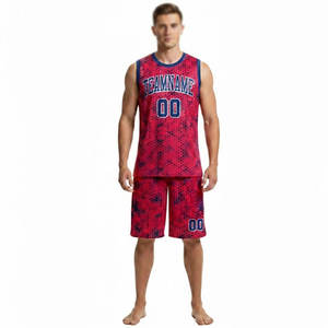 Ensemble uniforme de basket-ball pour jeunes enfants, garçons et filles, maillot et short de basket-ball personnalisés par sublimation, kit d'équipe pour enfants, vente en gros - Product Image 1