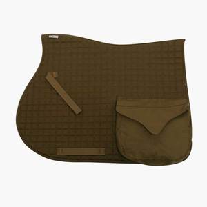 Tapis de selle d'équitation le mieux noté, taille standard, en satin, pour compétition, équipement équin, mousse contour, antidérapant - Product Image 4