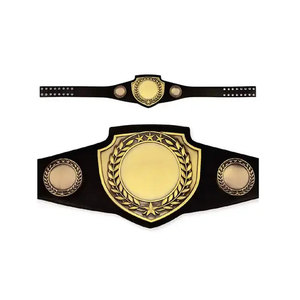 Cinturón de Campeonato de Lucha Libre de Primera Clase, Tamaño Adulto, para Coleccionistas de Lucha Libre, Cinturón con Placa Metálica Premium para Exhibición - Product Image 1