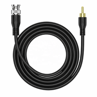 Câble vidéo HD-SDI BNC vers RCA Lotus Q9 pour caméra de surveillance, connecteur coaxial AV, signal vidéo TV, ligne de connexion vidéo SDI