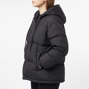Veste d'hiver matelassée pour femmes, grande taille, à capuche, chaude et moelleuse, style décontracté - Product Image 5