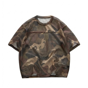 Chemises en maille tendance, légères, coupe ample, streetwear hip-hop de haute qualité, entièrement personnalisables, nouveau fournisseur, nouvelle arrivée - Product Image 1