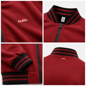 <b>Men</b> Compact Varsity <b>Jacket</b> <b>Lightweight</b> Letterman Baseball <b>Jacket</b> Soft Comfortable Material Ribbed Varsity <b>Jacket</b> Front Casual - Product Image 5