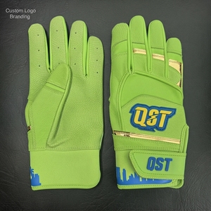 Gants de frappe de baseball personnalisés avec logo, antidérapants, en cuir véritable, pour adultes, pour l'entraînement, gants de sport pour le baseball - Product Image 6