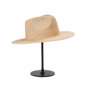 Fedora Sombrero Chapeau Wide Brim <b>Summer</b> Panama Beach Sun <b>Hat</b> Custom Logo <b>Straw</b> <b>Hats</b> for Women Travelers Wholesale - Product Image 3