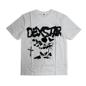 2024 fabricant de t-shirts personnalisé logo qualité top personnalisé 3d bouffée impression slim-fit t-shirt ample t-shirt bouffée impression t-shirt - Product Image 2