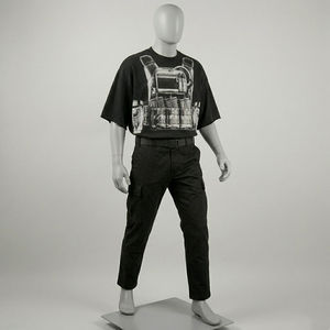 Custom Manufacturer Cotton <b>Silk</b> Screen Printed Eco-Friendly Loose Fit Breathable Casual Streetwear T-<b>Shirts</b> For <b>Men</b> - Product Image 3
