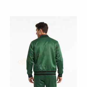 Veste en toile personnalisée Alcorn State University pour hommes, baseball, grande taille, col carré, style universitaire, coupe-vent, écologique - Product Image 4