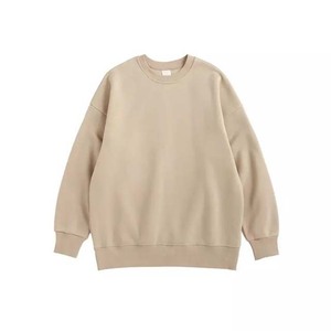 High Quality Wholesale Blank Men's 100% Cotton Sweatshirt Unisex Custom logo Oversized Heavy Weight Men's Sweatshirts Basics - Product Image 1