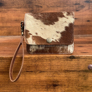 Hot Selling Cowhide Leather Wristband Coin <b>Purse</b> for Women <b>Small</b> <b>Purse</b> Genuine Leather Multi-function Card Bag Ladies Coin Pouch - Product Image 3