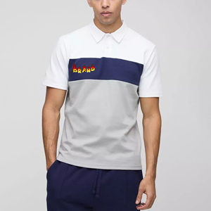 Camiseta polo informal de verano para hombre, 100% algodón, corte holgado, tela jersey antiarrugas, logotipo impreso personalizado, camiseta polo estilo hip hop - Product Image 4