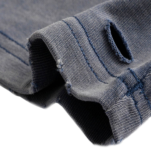 T-shirts pour hommes en coton 100% écologique, imprimés en sérigraphie personnalisée, style hip-hop, grandes tailles, effet délavé et usé. - Product Image 5