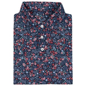 เสื้อยูนิฟอร์มกอล์ฟแบบสวมใส่สบายสำหรับผู้ชาย ผลิตตามสั่ง คุณภาพสูงจากโรงงาน (OEM) ผ้าฝ้าย 100% พิมพ์ลายแบบซับลิเมชั่น สไตล์สตรีทแฟชั่น แขนสั้น - Product Image 2