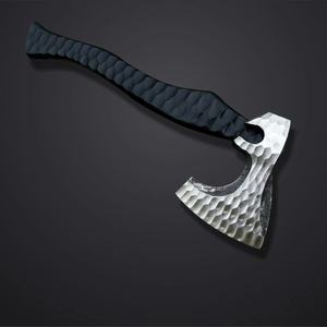 Hacha Vikinga Industrial Forjada a Mano, Hoja de Acero D2, Mango de Madera, Funda de Cuero, Personalizable, para Campismo al Aire Libre, Tarj Enterprises - Product Image 2