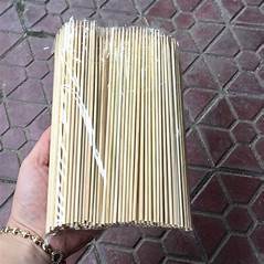 Food Grade Bamboo Skewers 10 Inch – Natural <b>BBQ</b> Sticks for Meat, Fruit & Vegetables - Product Image 3