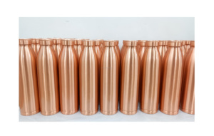 ขวดน้ำทองแดงอายุรเวททันสมัยพิมพ์ร่วมกันสำหรับเป็นของขวัญสำหรับน้ำเดือด - Product Image 4