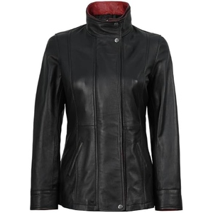 <b>Women</b>’s Premium Genuine <b>Leather</b> <b>Long</b> Coat Elegant Full Length Classic Tailored Winter Fashion Outerwear <b>Jacket</b> Custom Apparel - Product Image 2