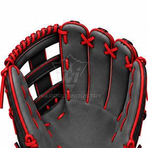 Gants de baseball de qualité supérieure en cuir véritable, pour intérieur et extérieur de terrain, design personnalisé, gants d'entraînement pour joueurs de baseball - Product Image 4