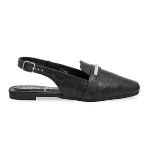 Negro Sling Back WN5360 Sandalias de tacón - Product Image 4
