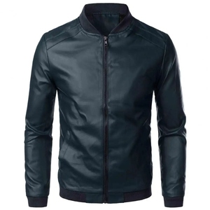 Veste en cuir véritable pour homme, sur mesure, de haute qualité, vente en gros, style décontracté - Product Image 3