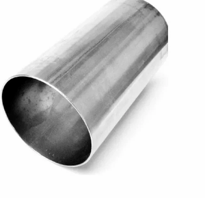Tube rond en acier inoxydable sur mesure de haute précision, tube droit, manchon cylindrique, composant de quincaillerie d'échappement automobile - Product Image 1