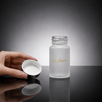 Bouteilles en verre en gros 30ml/50ml/100ml, pots de crème cosmétique, possibilité d'impression de logo