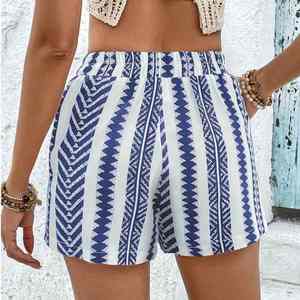 Short de plage pour femme, nouvelle collection, imprimé de haute qualité, coupe confortable, tissu doux, taille élastique, parfait pour les vacances à la piscine - Product Image 2