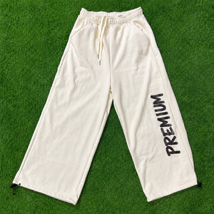 Pantalones Deportivos Anchos Personalizados con Logotipo para Mujer, Pantalones de Felpa para Baile y Ropa Urbana, OEM, MOQ Bajo - Product Image 2