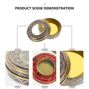 กล่องดีบุกฝาเกลียวใส ภาชนะใส่เทียนโลหะอเนกประสงค์ สำหรับเก็บชา น้ำตาล ลูกอม กาแฟ - Product Image 4