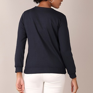 Promotional Wholesales 100% Organic Cotton Vintage printed Customize Round neck Digital Printed Long Sleeve T-Shirt Casual Wear - Product Image 5