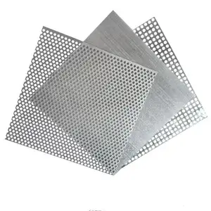 Stainless Steel Perforated Sheet 3mm Round Hole SS Perforated plate For Industry, decoration Metal Mesh plate