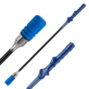 Palo de golf para principiantes y profesionales, de fibra de vidrio, mejora el agarre y la precisión de los golpes, portátil, azul - Product Image 1