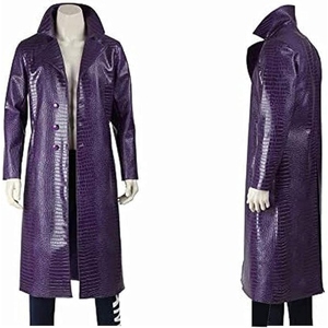 Manteau d'hiver long pour homme en cuir de crocodile véritable de haute qualité avec doublure en soie - Product Image 3
