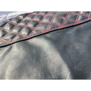 Men Genuine Leather Biker <b>Vest</b> With A Traditional Cut Designed For Everyday Riding Soft Sublimated Silk Inside Lining - Product Image 5