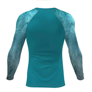 Factory Price Hot Sale Custom Eco-Friendly Breathable Quick Dry <b>Compression</b> Rash Guard <b>Shirt</b> for <b>Men</b> Polyester/Nylon Bestselling - Product Image 6