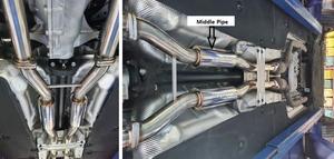 Sistema de escape Valvetronic cat-back para KIA STINGER 3.3 (modelo 2018+) / Silenciador valvetrónico MAINTEC V4 (válvula EVC) - Product Image 4