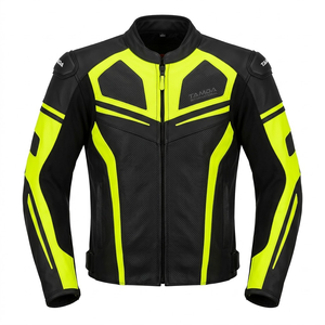 Men's Motorcycle Racing <b>Biker</b> Leather <b>Jacket</b> – Custom Motorbike | Auto Racing Wear Online Sale - Product Image 1