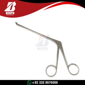Rongeurs Intervertebrales Peapod con Mandíbulas de Corte Ascendente de 1.5 mm de Ancho, 2 x 6 mm, de Acero Inoxidable, Instrumento Quirúrgico Ortopédico Manual para Columna Vertebral - Product Image 6