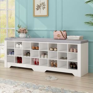 Scarpiera Moderna in Alluminio, Mobile Semplice per Soggiorno con Armadio Portascarpe Regolabile Salvaspazio per Uso Domestico - Product Image 5