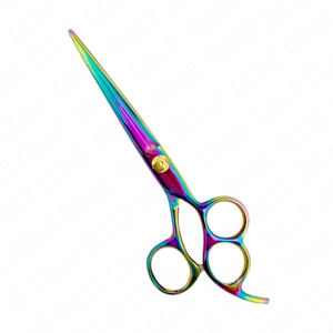 High Quality Barber Scissors Titanium Coated Stainless Steel Sharp Blade Professional Salon Hair Cutting <b>Tool</b> - Product Image 2