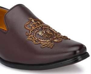 Lussuose scarpe <span class=keywords><strong>da</strong></span> uomo Asken Atelier <span class=keywords><strong>per</strong></span> matrimonio, scarpe <span class=keywords><strong>da</strong></span> cerimonia ricamate, comode e traspiranti - Product Image 5