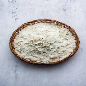 Nouvelle Récolte Flocons de Poha Blancs Indiens Bruts – Céréales Faibles en Glucides Sans Gluten Cuisson en 2 min Faits Main Sous Vide Sac en Vrac Supermarché - Product Image 6
